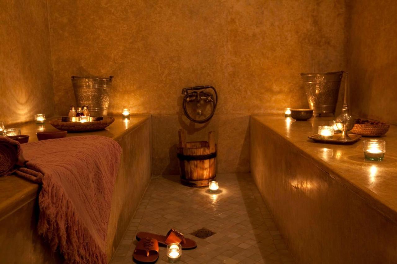 Relaxing at a Moroccan Spa
